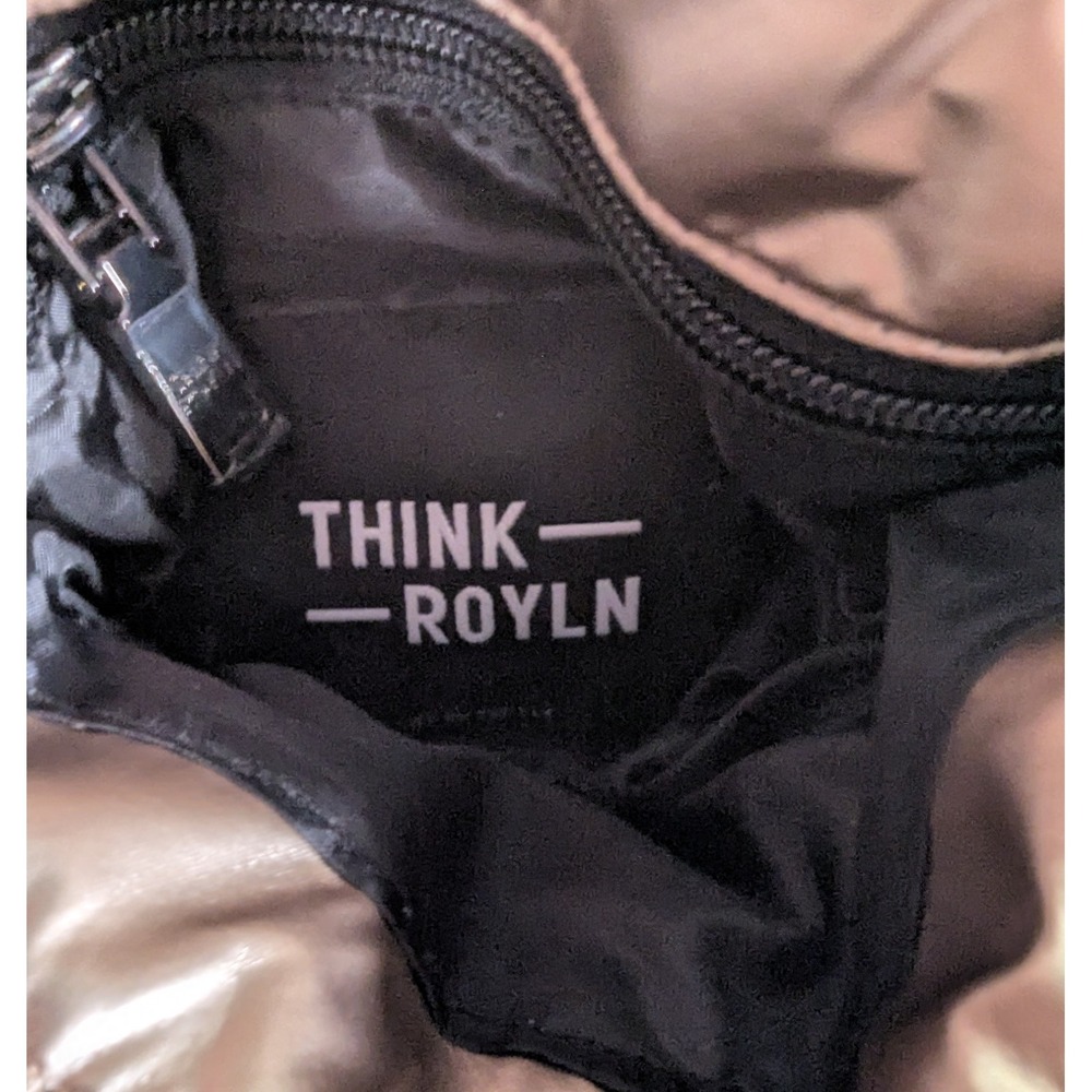 NEW! THINK ROYLN Downtown Crosswalk Crossbody Bag Pearl Cashmere Gold - Picture 10 of 14